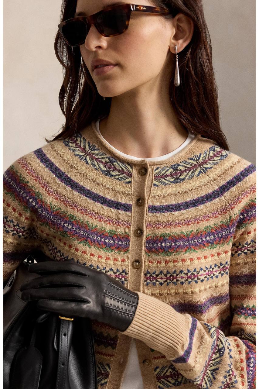 RL Fair Isle Wool Blend Cardigan