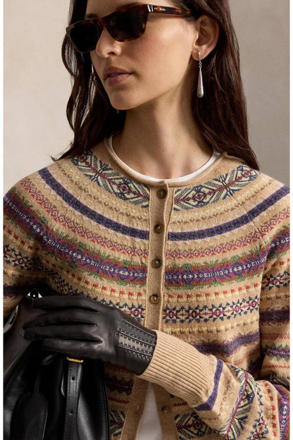 RL Fair Isle Wool Blend Cardigan