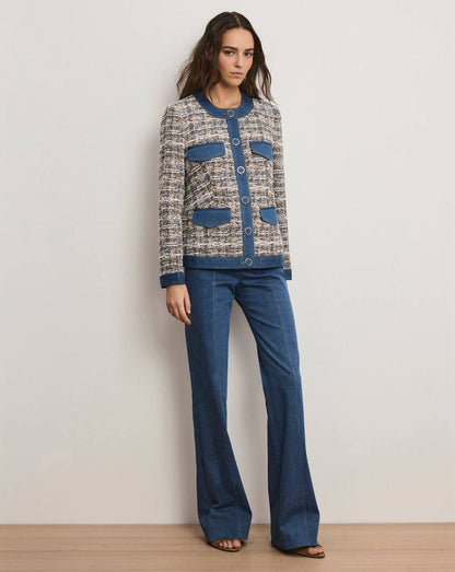 VB Randy Single-Breasted Blazer | Frenkle Pant | Cotton-blend Denim Set