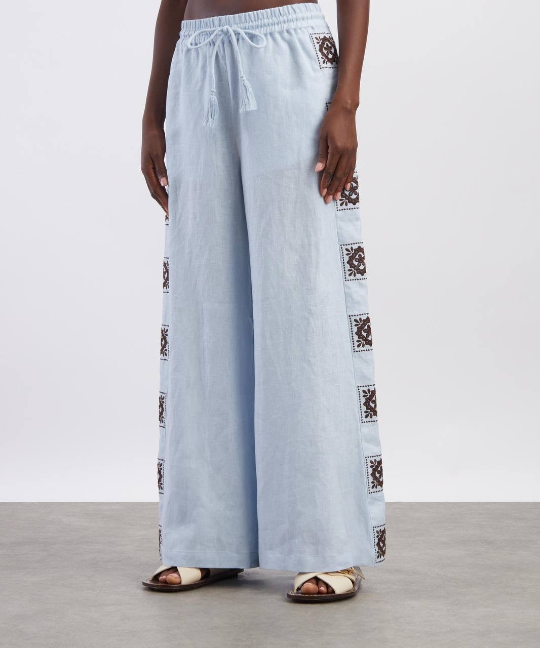 ALM Grace Embroidered Shirt | Pants