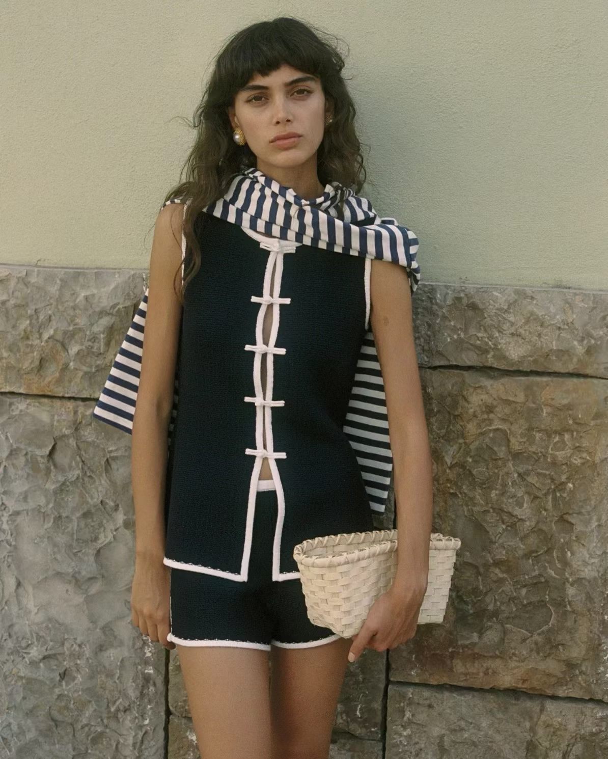 PSE Lou Tunic Sleeveless Vest Top | Shorts | Viscose-blend Set