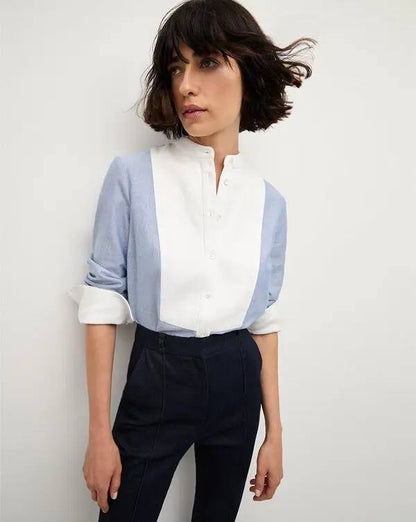 3 Colors! VB Naya Cotton-Blend Button Down Shirt