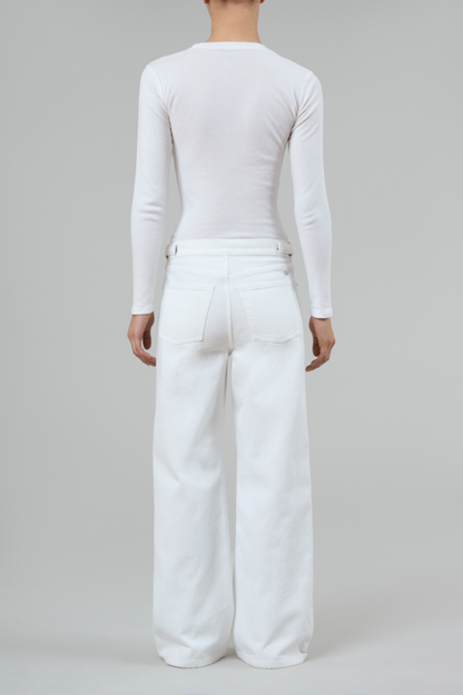 SH Buckle Cotton Jeans