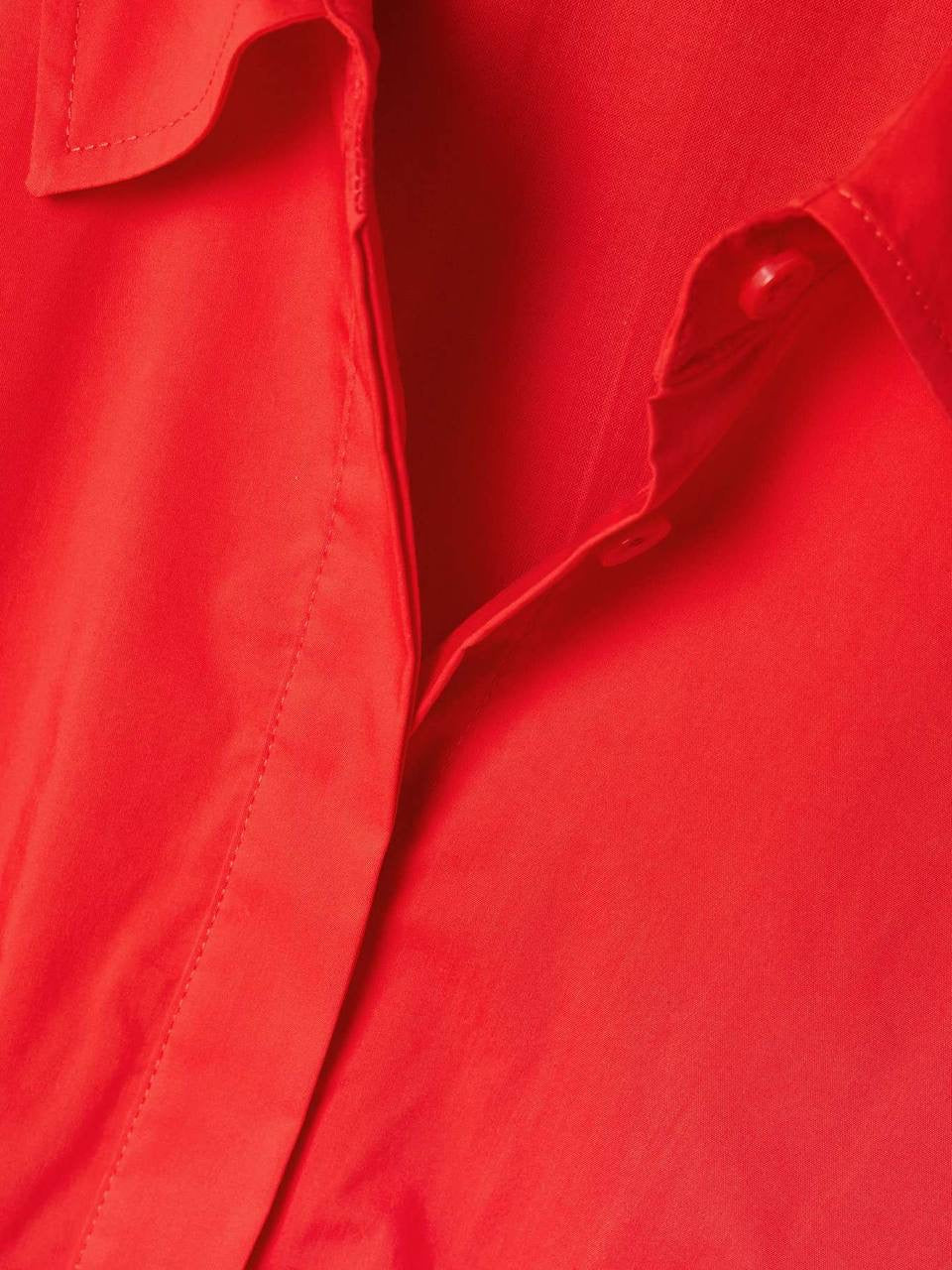 SK Jazz Pintuck Cotton-blend Midi Dress