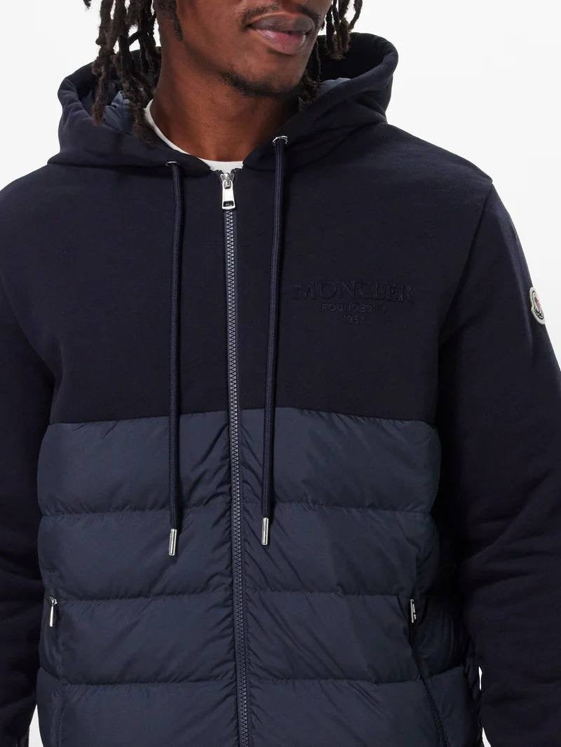 MC Men’s / Unisex Hybrid Padded Quilted Cotton Hooded Jacket Hoodie