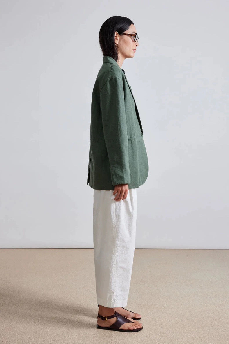 7 Colors! AA Oversized Cotton-Linen Blazer Jacket