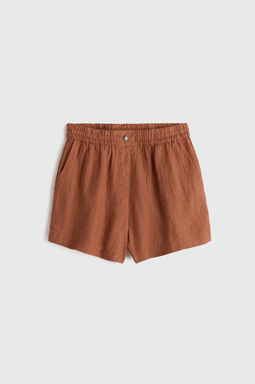 AA Godet Linen Tank | Mar Shorts in Harissa
