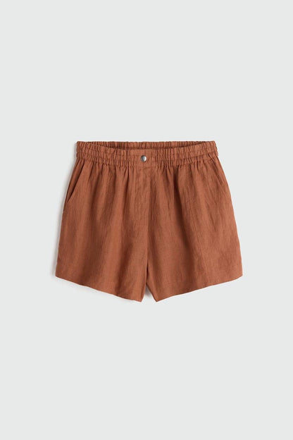 AA Godet Linen Tank | Mar Shorts in Harissa