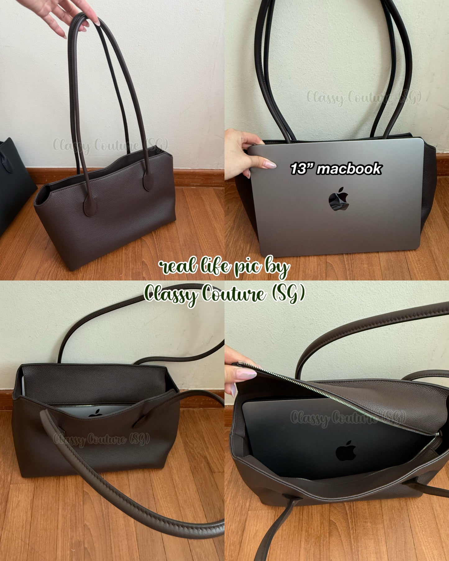 TR Terrasse Bag in Grained Calfskin Leather