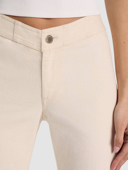 AO Chelsea Cropped Flare Stretch-cotton Jeans
