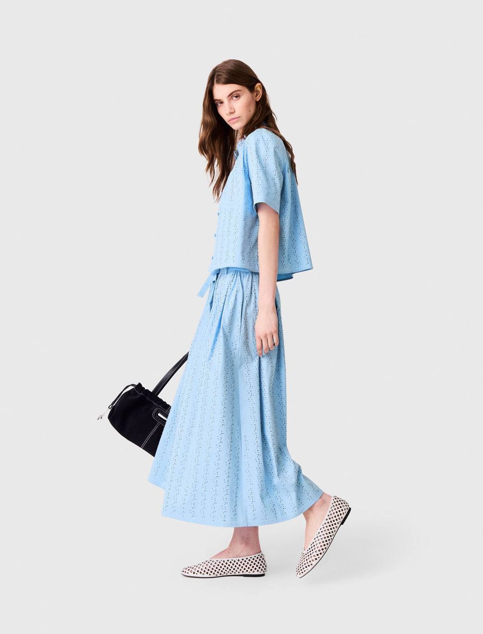 MJ: Carius Embellished Shirt | Skirt