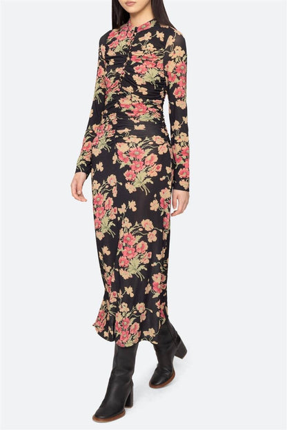 SE Cornelia Long Sleeve Midi Dress