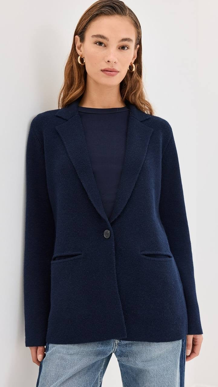 JK Cooper Wool-Cashmere Knit Blazer