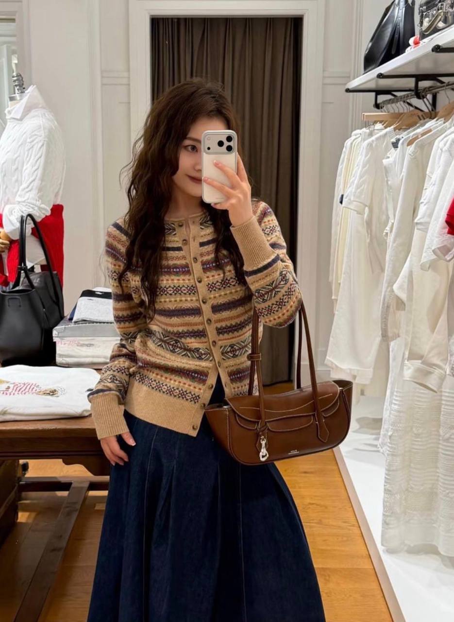 RL Fair Isle Wool Blend Cardigan