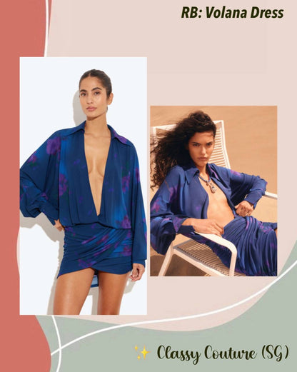 RB Volana Plunge Mini Dress