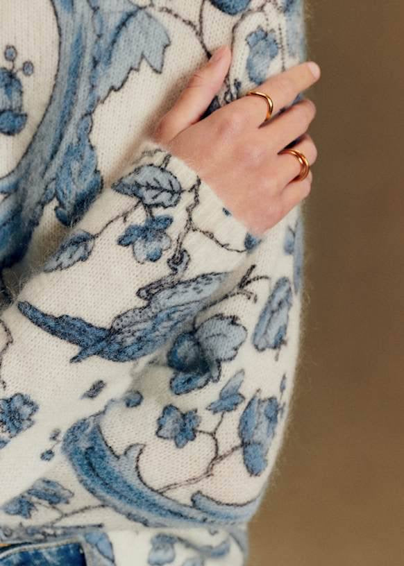 SZ Thibault Mohair-wool Sweater Pullover