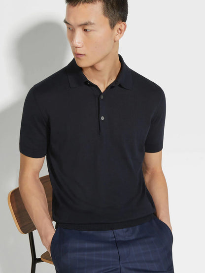 ZN Men’s Premium Buttoned Cotton Polo Shirt