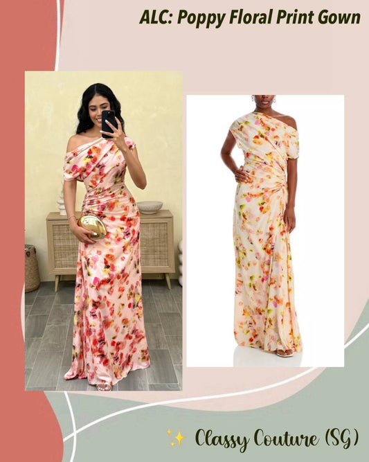 ALC Poppy Silk Maxi Dress