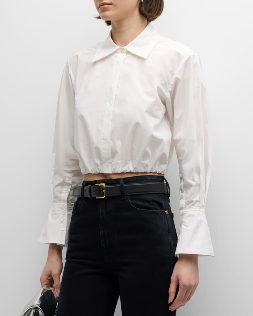 Jon Sim Blythe Poplin Button-up Top