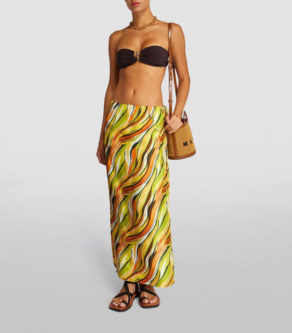 CE Folia Silk Bodysuit | Folio Maxi Skirt | Set