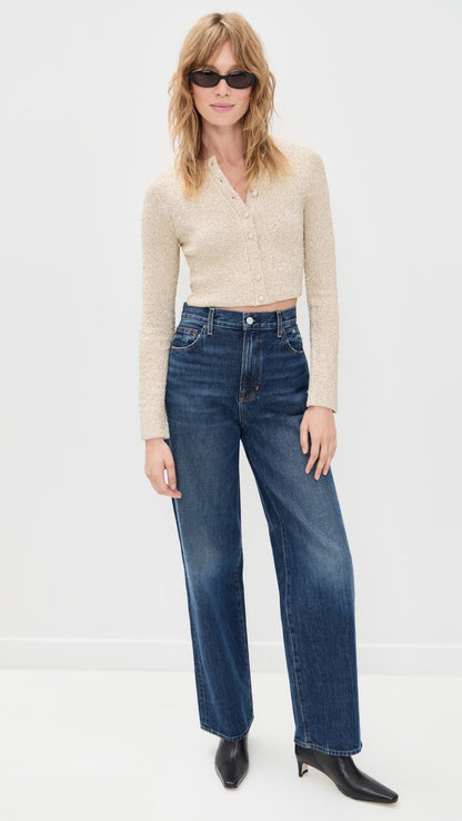 2 Colors! LSF Sarajane Sequin Stretch Knit Mini Dress | Ferra Knit Cardigan | Honey Gold & Black Set