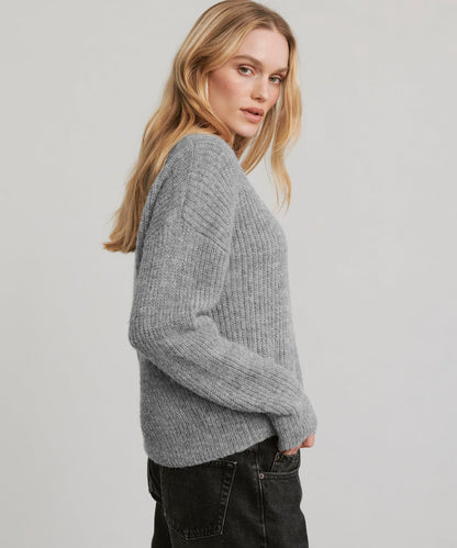 SALE! JK Hayes Alpaca-Wool Blend Crewneck Cardigan