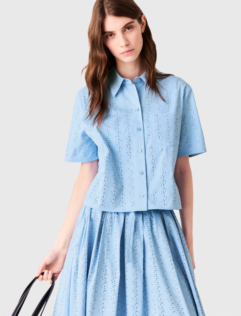 MJ: Carius Embellished Shirt | Skirt