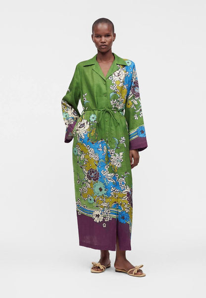 ALM Nanci Linen Shirtdress