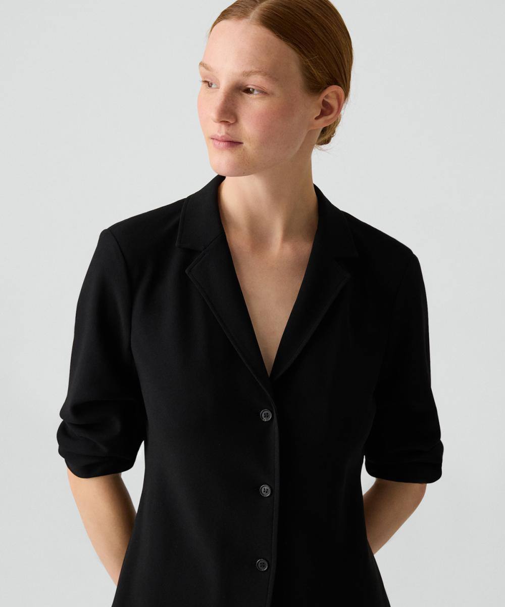 TH Triacetate Blended Collar Blazer