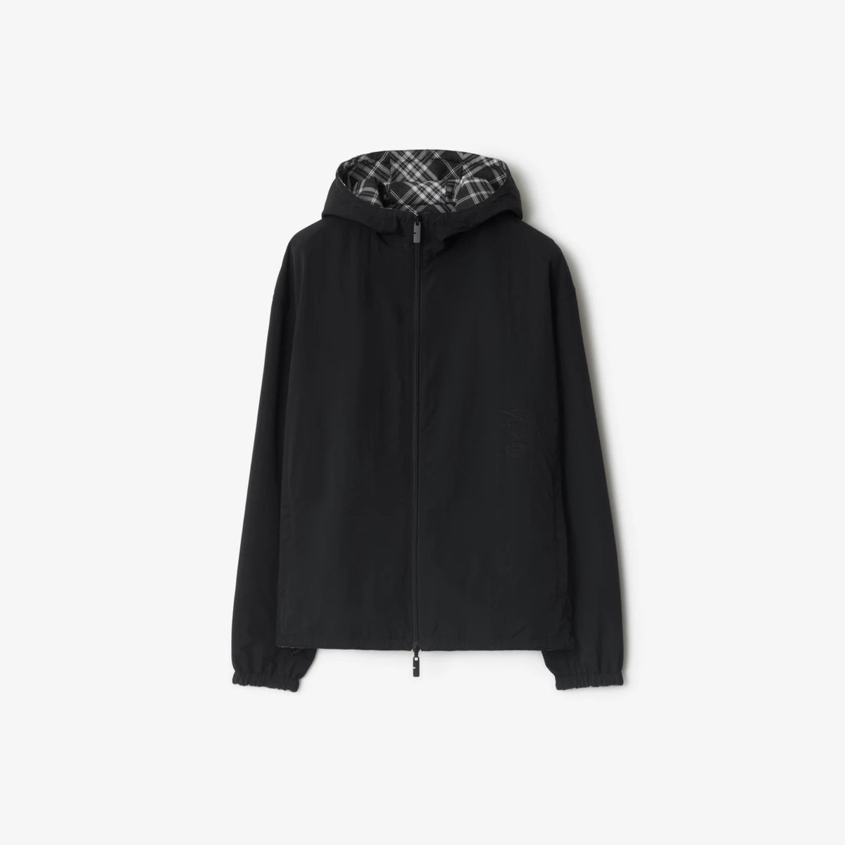 2 Colors! BBR Men’s Reversible Check Hooded Jacket