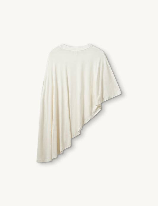 Breanna Asymmetric Cape Top | Knot Maxi Skirt | Lyocell-wool blend Set
