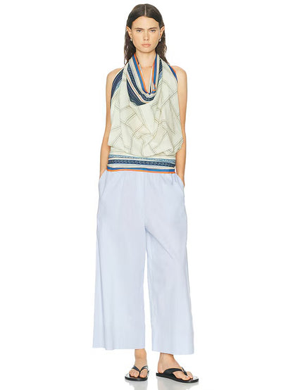 TOT Collector Cotton-lyocell Garderob Sarong Pareo Coverup Scarf Top Maxi Skirt 140*140cm