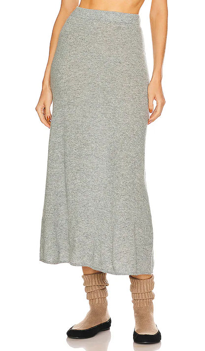 HS Einer Stretch-Cashmere Cardigan | Midi Skirt | Set