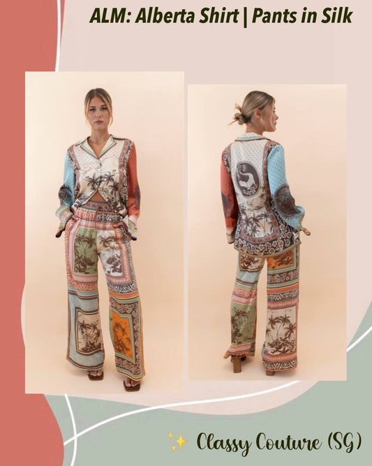 ALM Alberta Shirt | Pants | Silk Set