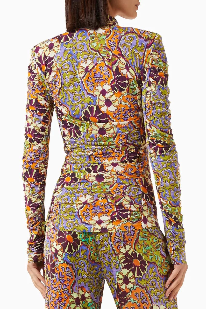 ALM Betsy Joanna Ruched Top
