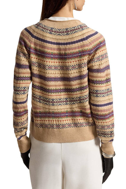 RL Fair Isle Wool Blend Cardigan