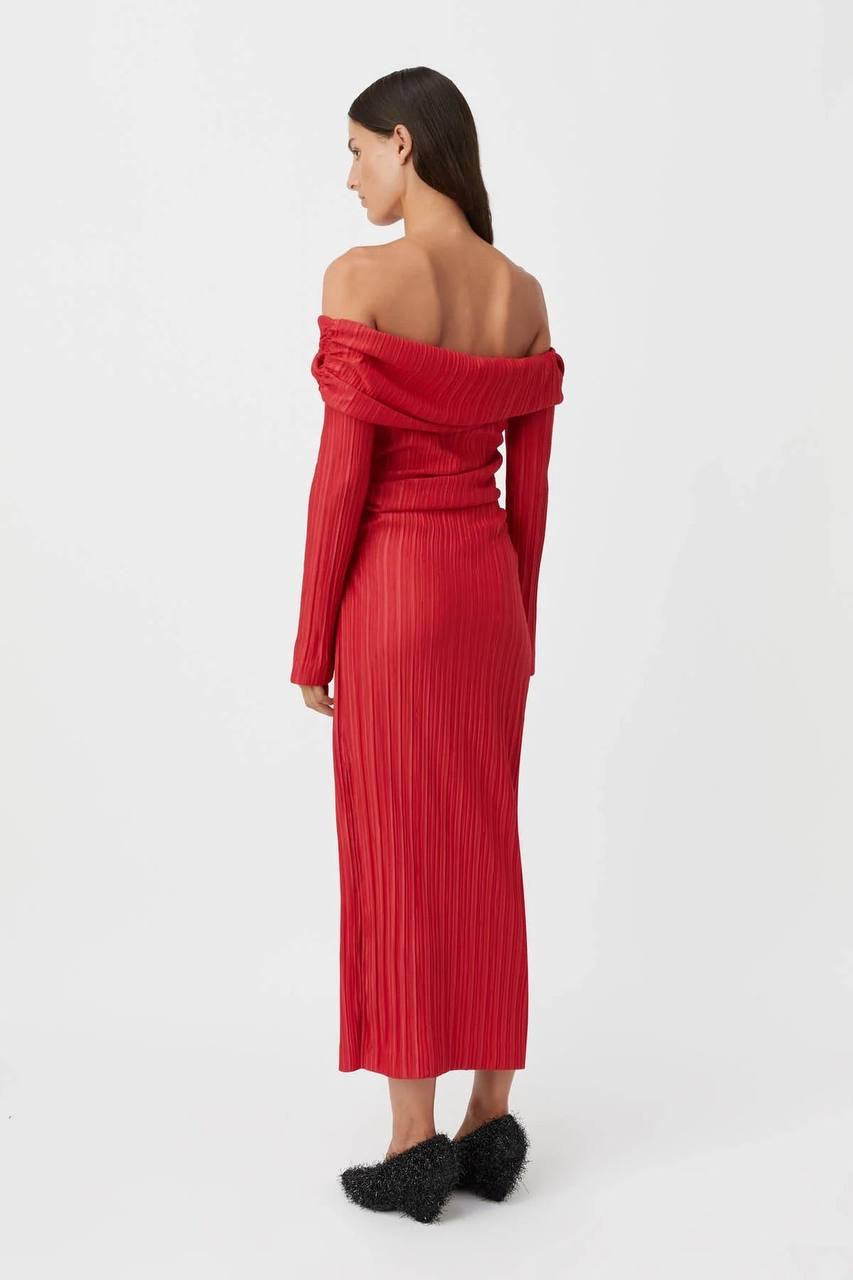 CM Shaw Off The Shoulder Midi Dress