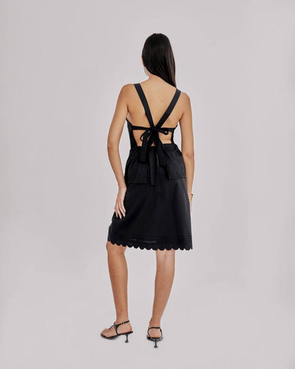 TG Kirsten Apron Cotton Mini Dress
