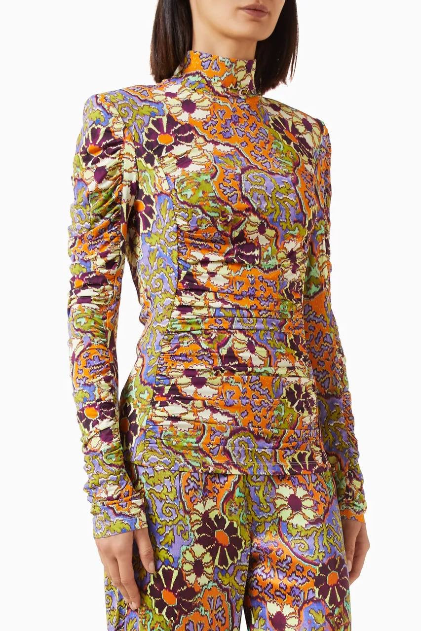 ALM Betsy Joanna Ruched Top