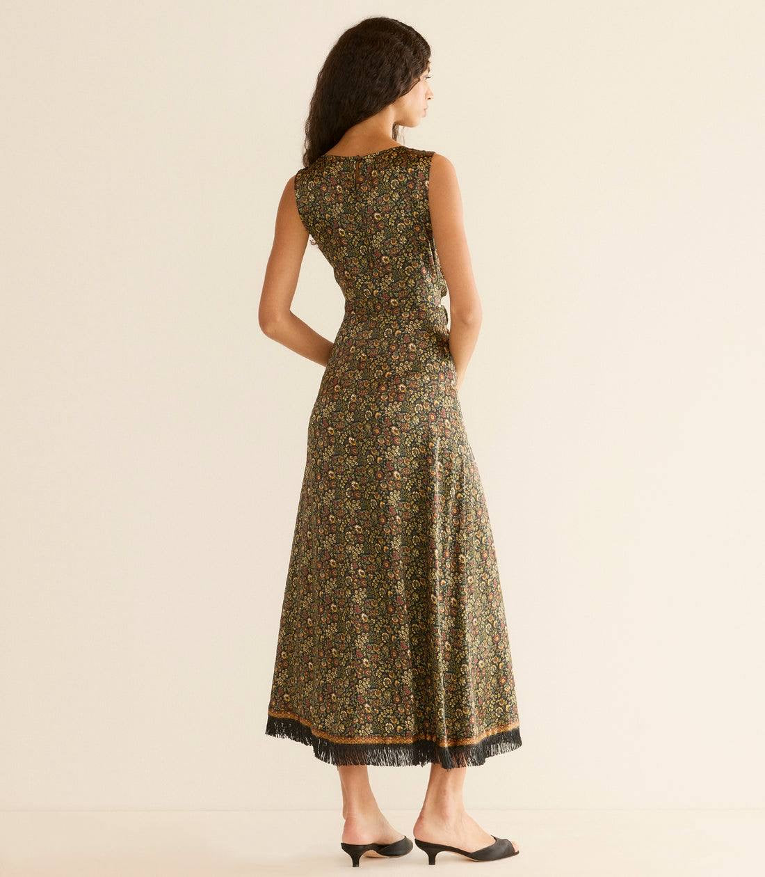 DN Cataline Silk Midi Dress