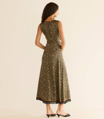 DN Cataline Silk Midi Dress