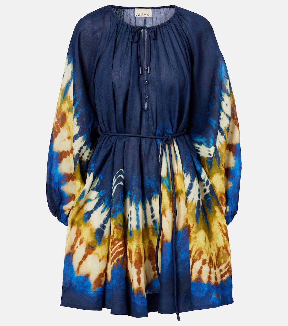 ALM Martine Ramie Tie Dye Mini Dress