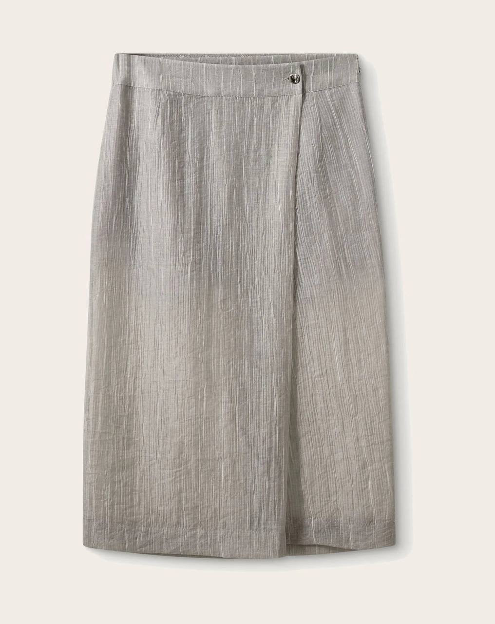 TG Delfi Sheer Grey Blouse | Skirt