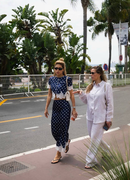 SP Polka Dot Cropped Top | Midi Skirt | Mini Skirt