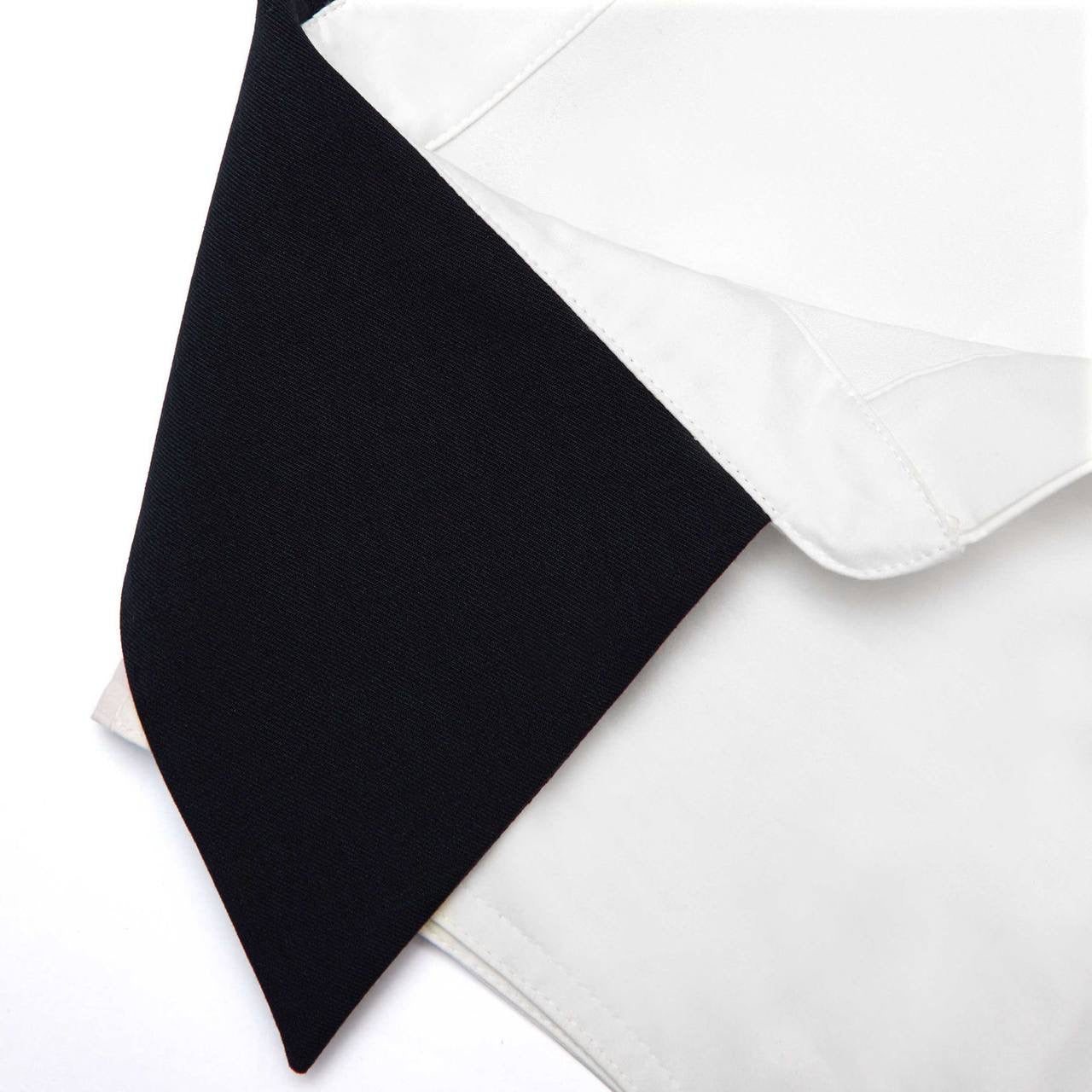 SP White Cotton Contrast Collar Jisoo Mini Dress