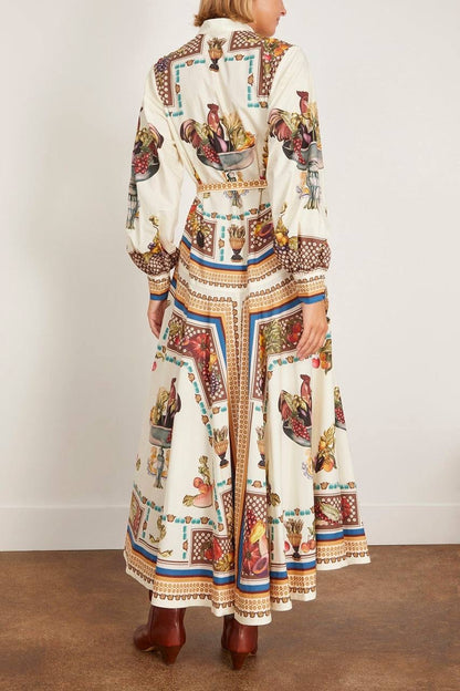 ALM Mercado Cotton Shirtdress Midi Dress