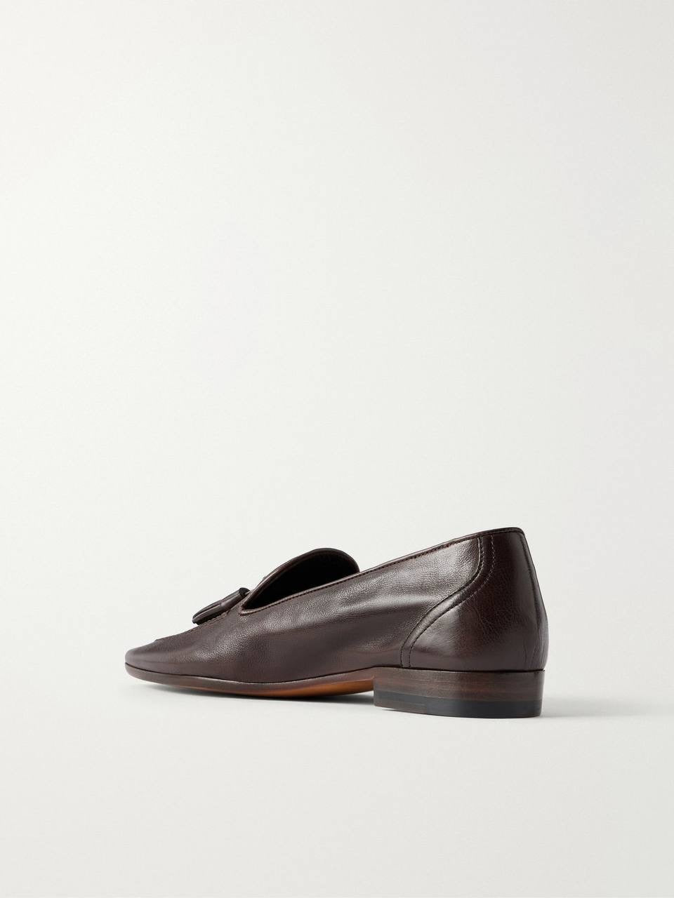 TR Caden Tassel Leather Loafers Shoes