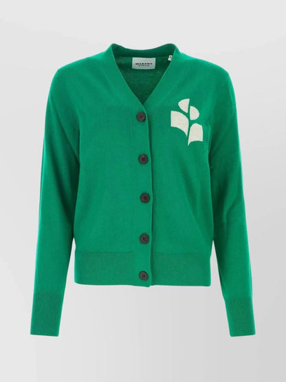 5 Colors! IM Newton Wool-cotton Button-down Cardigan