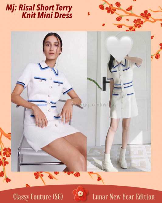 Mj Risal Short Terry Knit Mini Dress