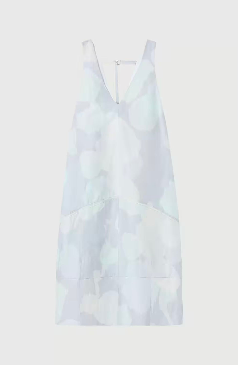 LM Avery Linen-Viscose Midi Dress in Ice